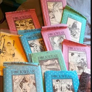 Vintage patterns, catalog, newsletters, plus Martha Pullen baby daygown pattern.